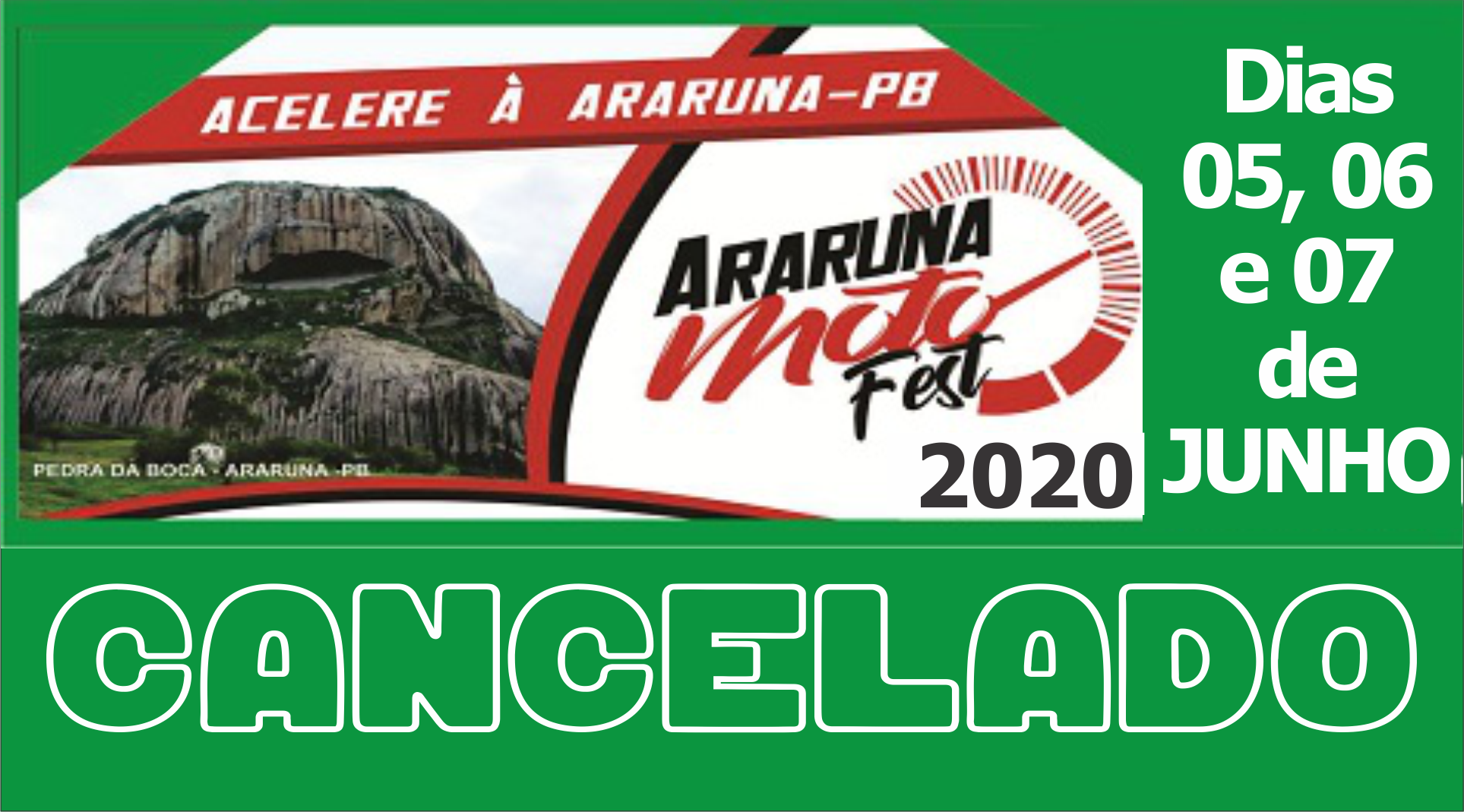Araruna Moto Fest 2020 é cancelado por prevenção ao COVID-19
