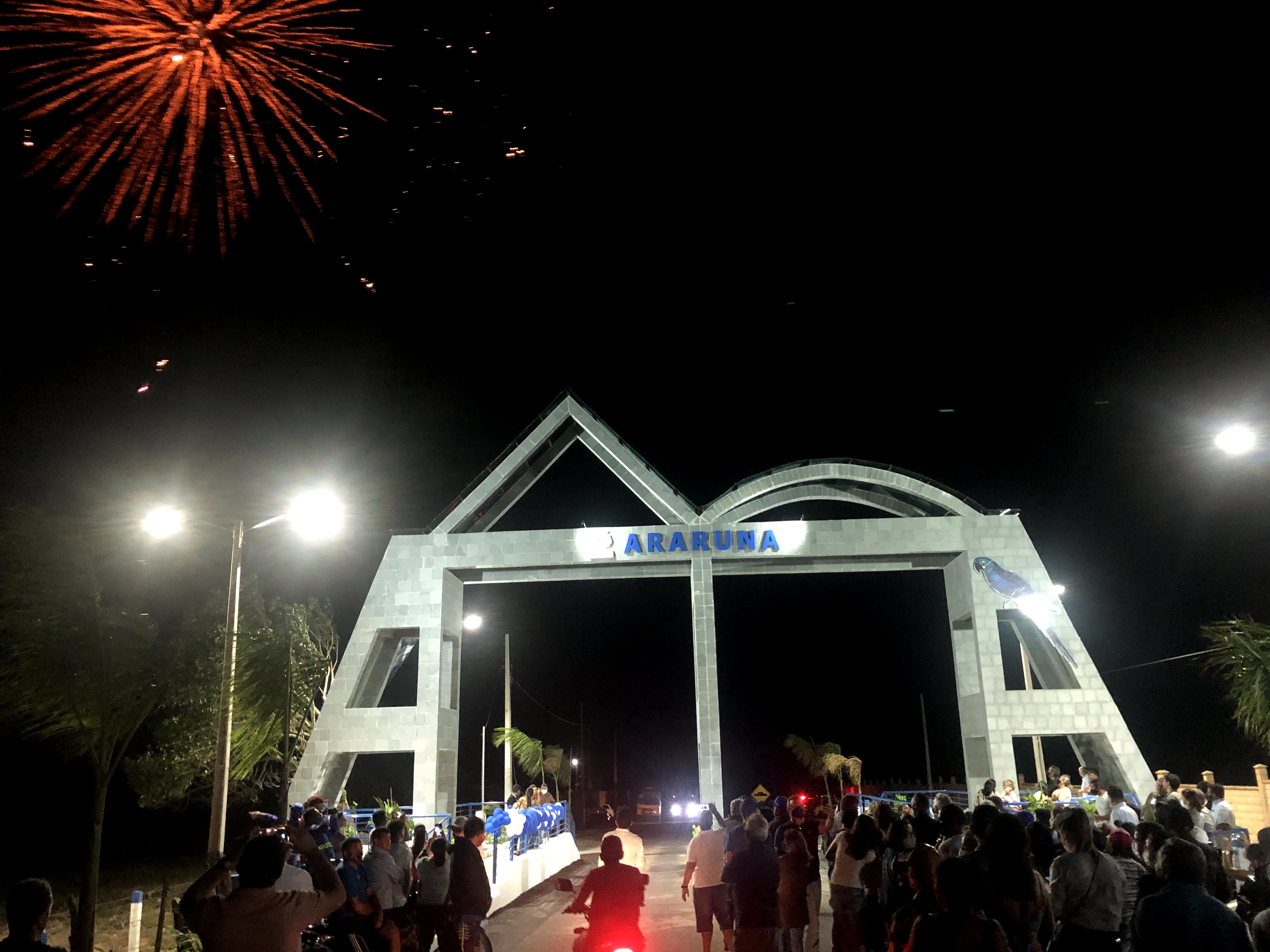 VÍDEO: Prefeitura de Araruna Inaugura Pórtico de Entrada da Cidade