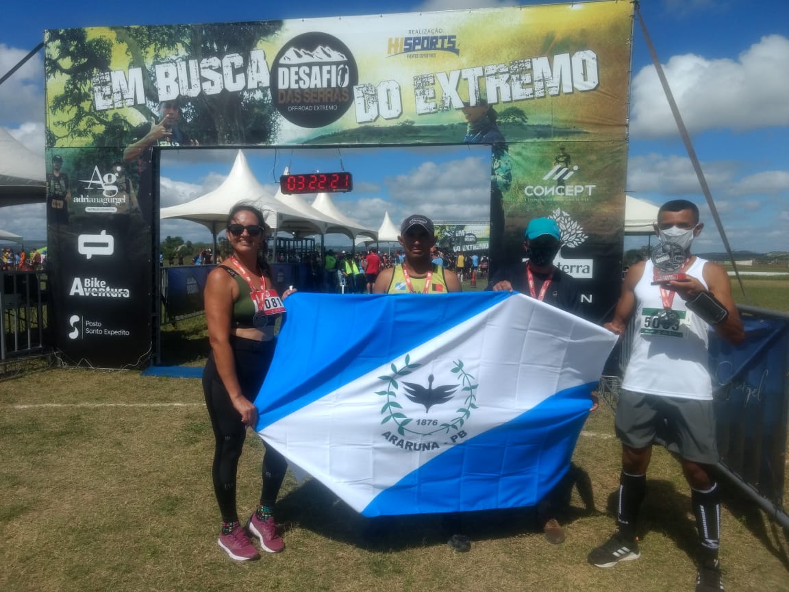Com apoio da Prefeitura de Araruna atletas participam do Desafio das Serra no RN e conquistam medalhas