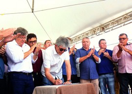 Ricardo Coutinho autoriza obras da adutora que vai melhorar abastecimento d’água de Piancó