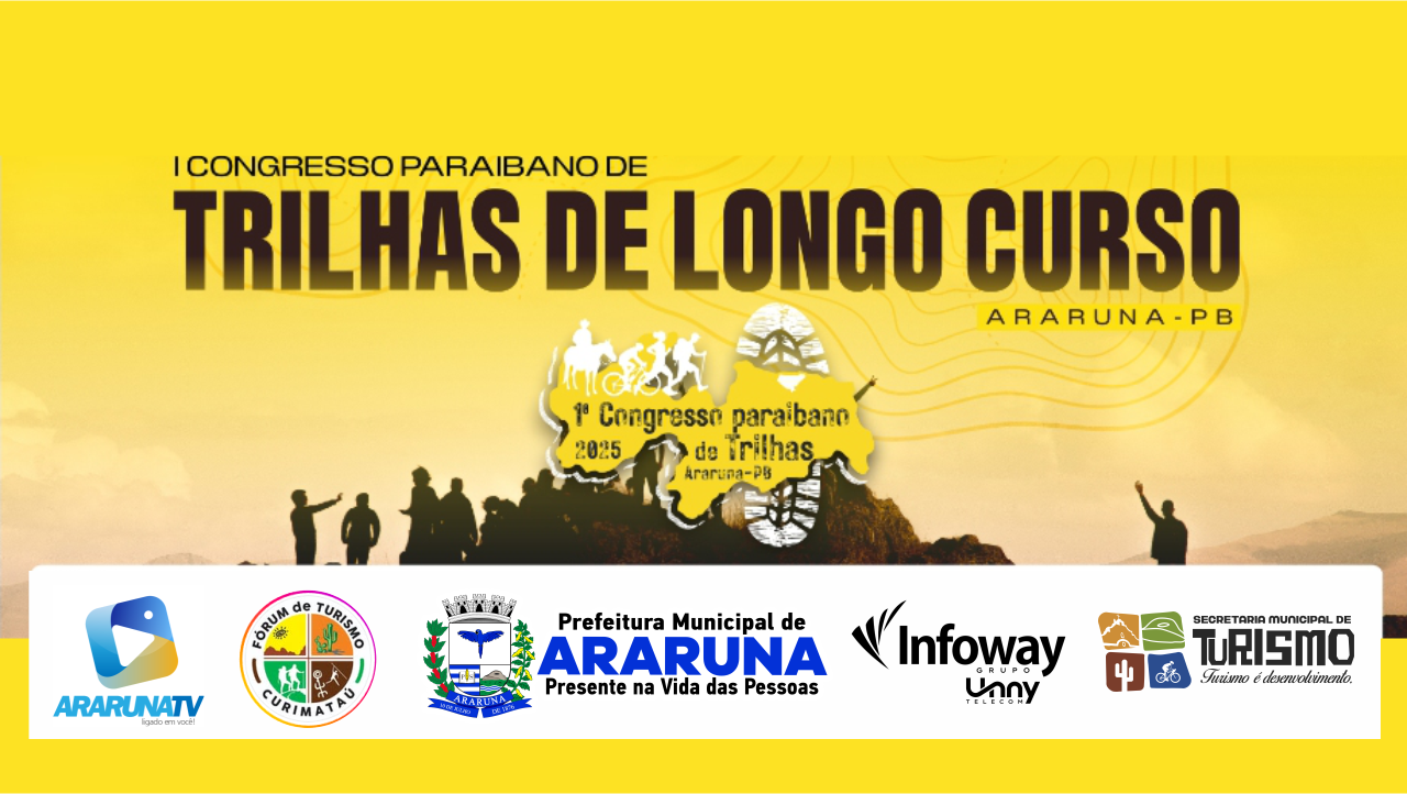 Araruna sedia Congresso Paraibano de Trilhas com foco em ecoturismo e meio ambiente