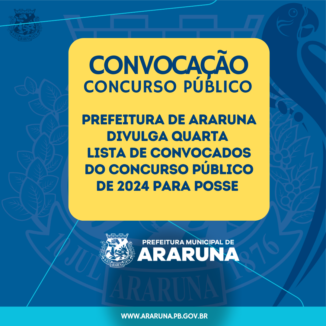 Nomeação: Prefeitura convoca mais 14 aprovados em concurso público