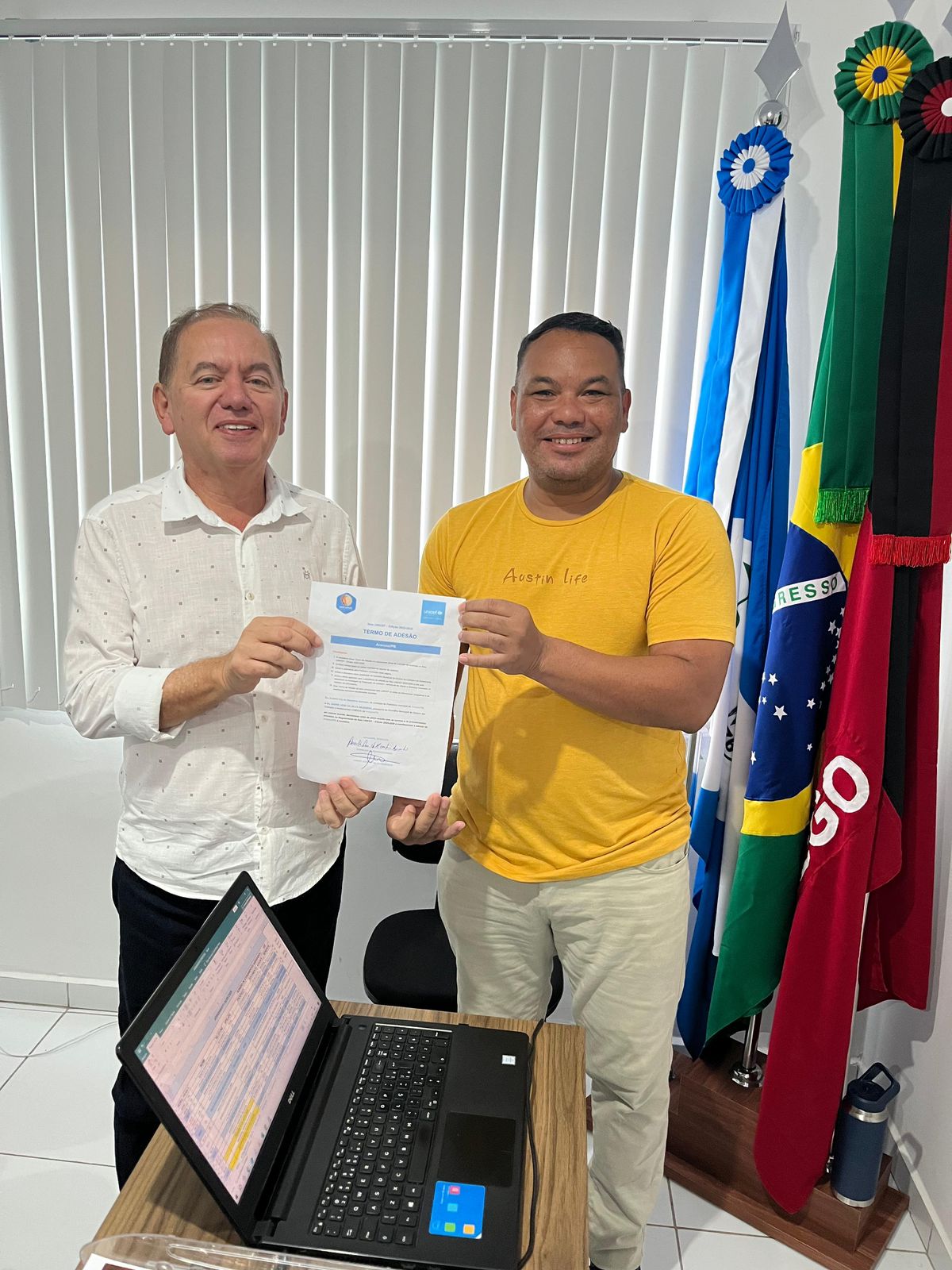 Prefeito Availdo Azevedo assina adesão de Araruna ao Selo UNICEF para o quadriênio 2025/2028