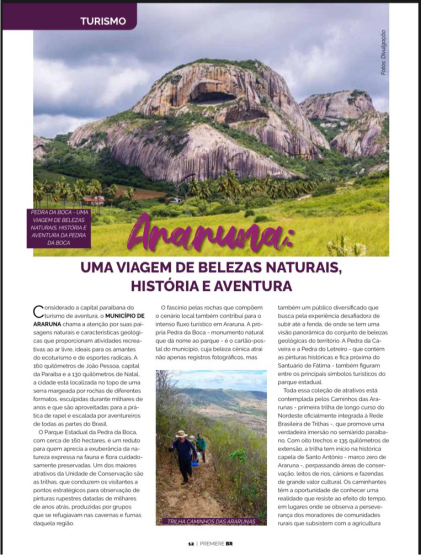 Araruna é destaque em revista de ampla circulação no Rio Grande do Norte