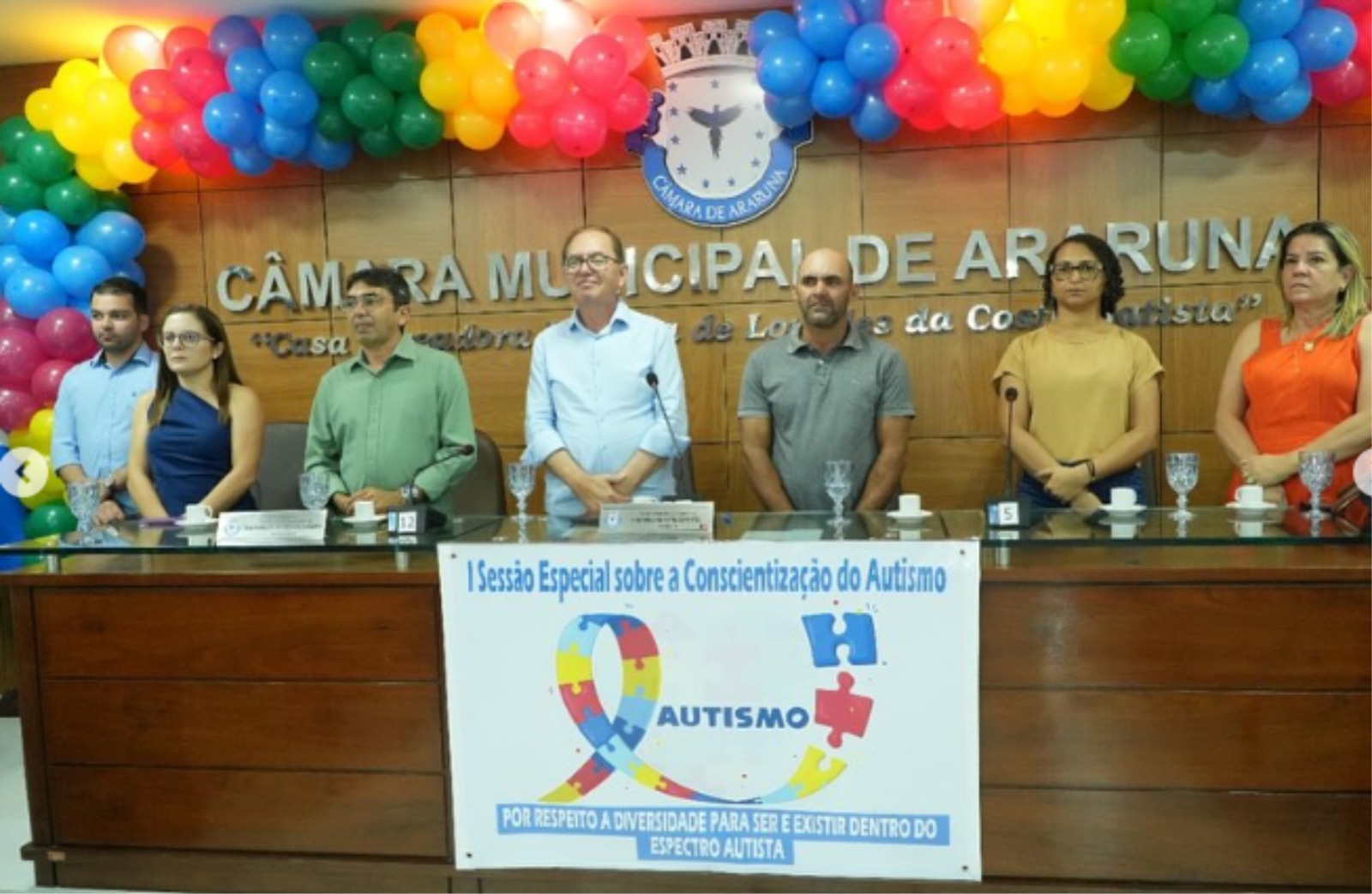 Prefeito de Araruna participa de sessão especial em alusão ao mês da conscientização do autismo