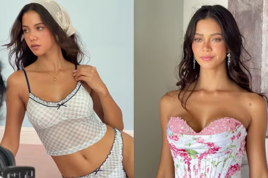 Namorada modelo de Carrascal faz ensaio na China e jogador do Flamengo reage: 'Cosita Bella'