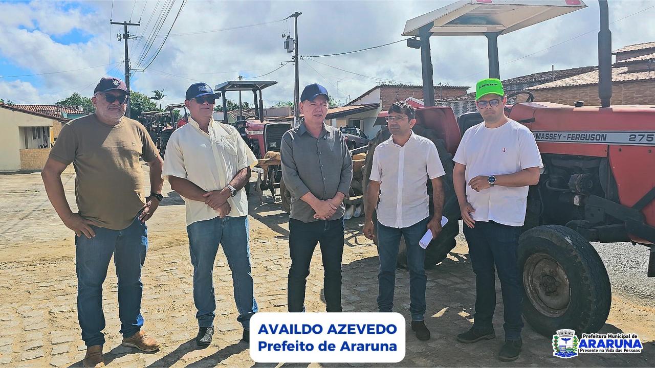 VÍDEO: Prefeitura de Araruna inicia Programa Corte de Terra no Tempo Certo com 12 tratores