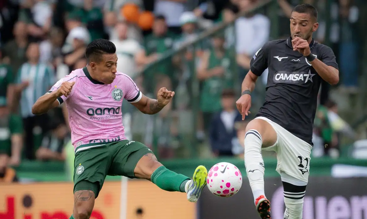 Coritiba e Botafogo empatam e mantêm jejum de vitórias no Brasileirão 2026