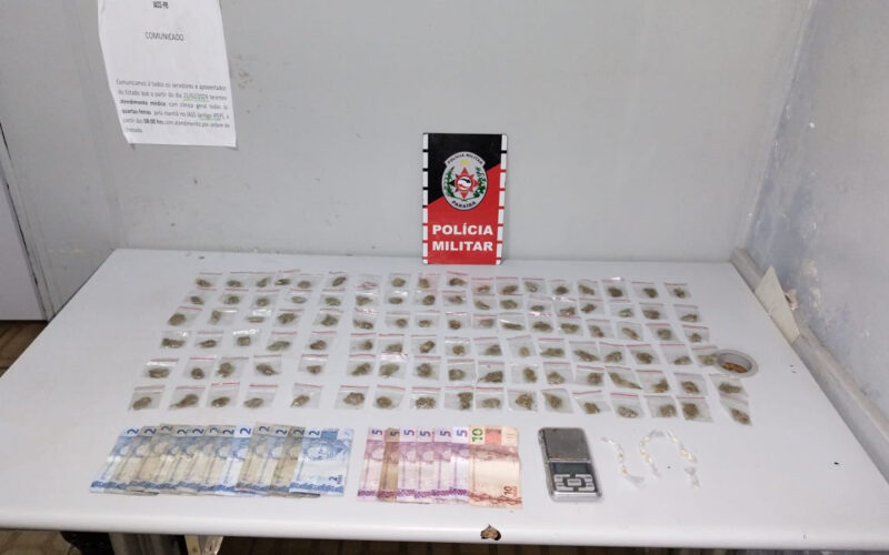 Suspeito de tráfico de drogas é preso durante ação policial em Jacaraú