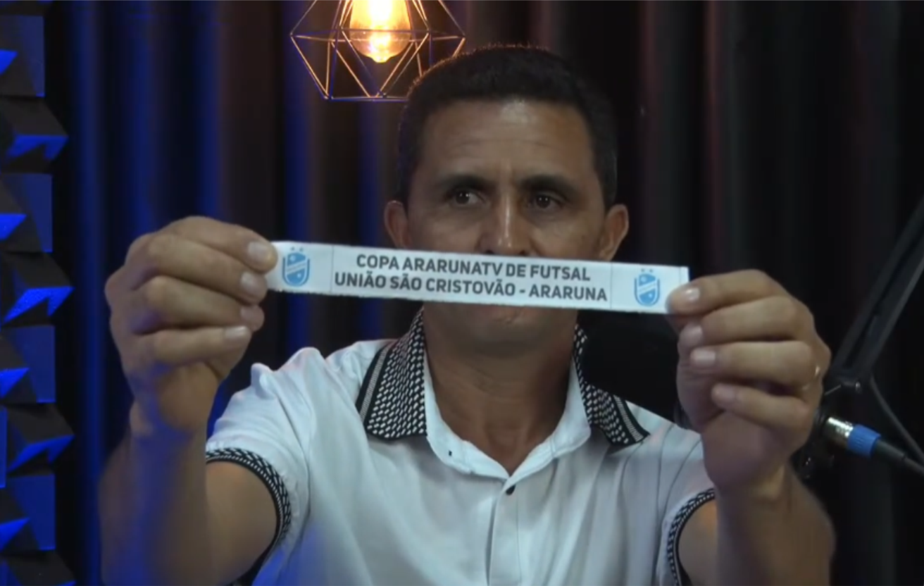 Sorteio define grupos para a Copa ArarunaTV de Futsal 2025/2026