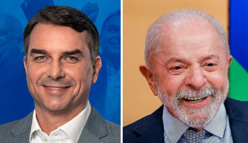 Quaest: Flávio Bolsonaro marca 46% contra 44% de Lula em primeira pesquisa do 2º turno