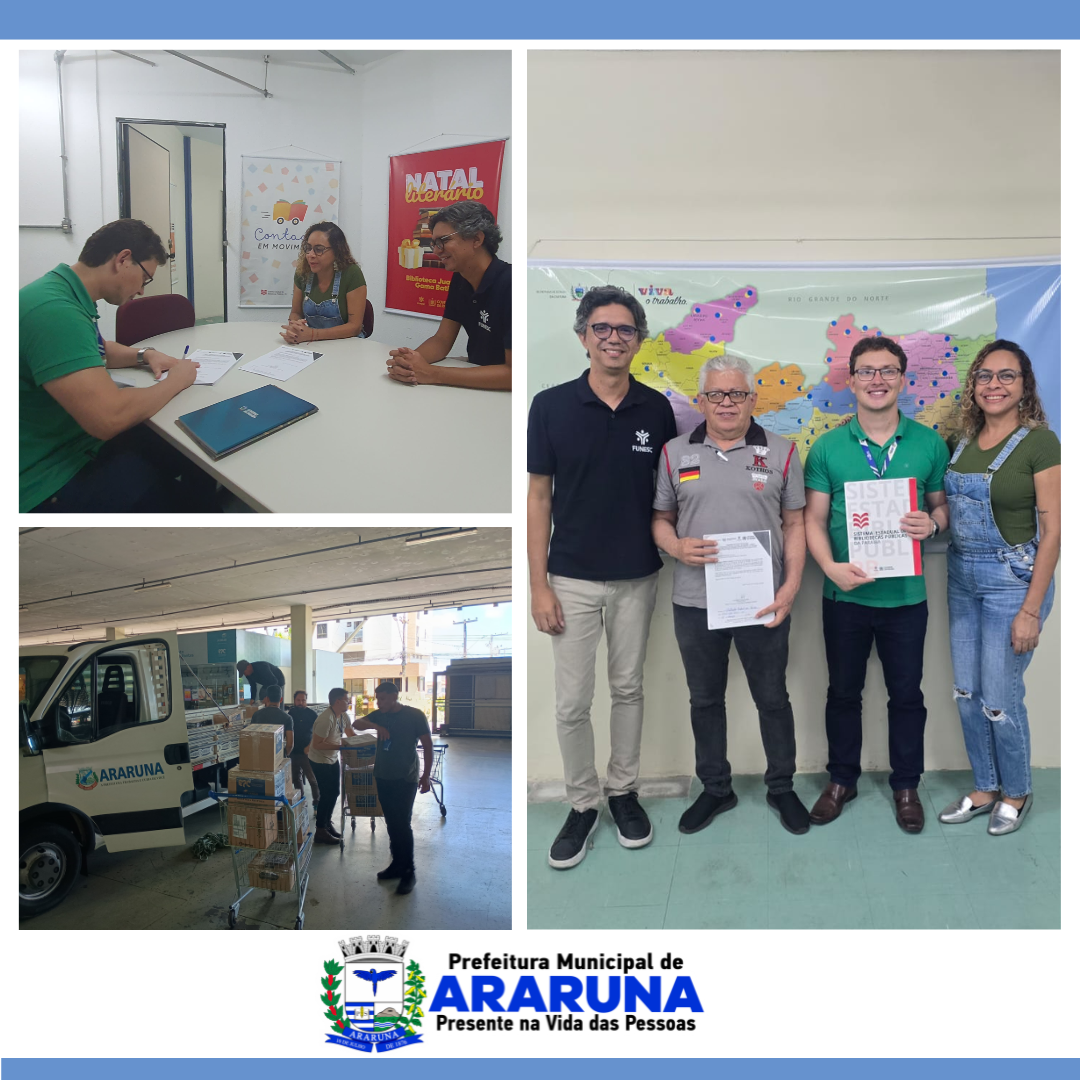 Prefeitura de Araruna amplia acervo e avança na reestruturação da Biblioteca Municipal com mais de 2 mil livros doados