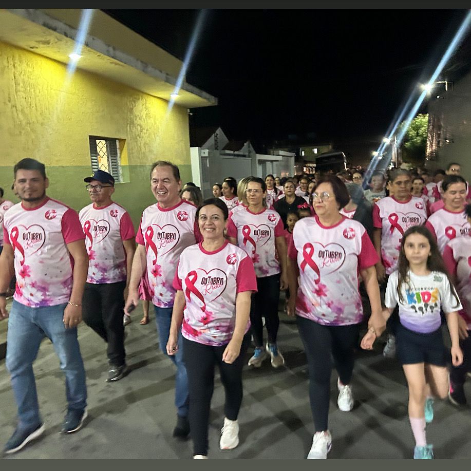 Prefeitura de Araruna realiza Primeira Caminhada Alusiva à Prevenção do Câncer de Mama