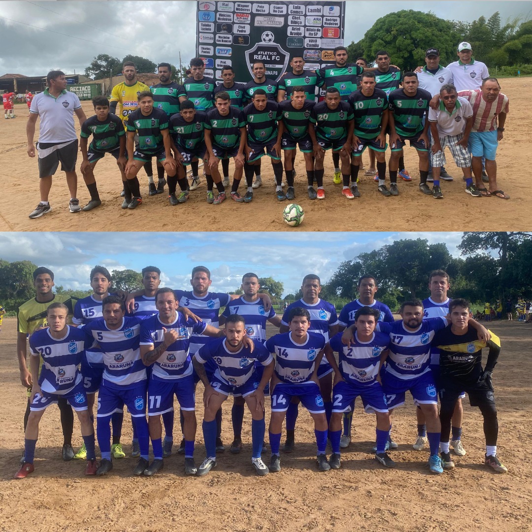 Estão definidos os finalistas do campeonato municipal de futebol de Araruna 2025