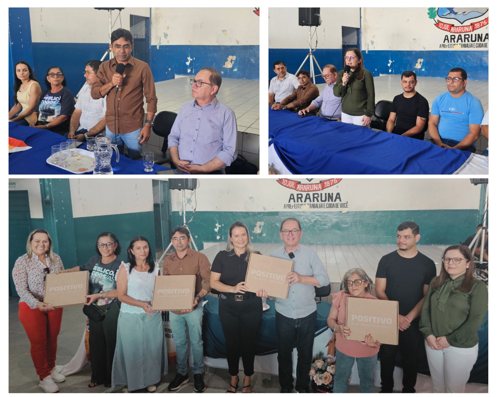 Prefeitura de Araruna entrega notebooks a professores da rede municipal