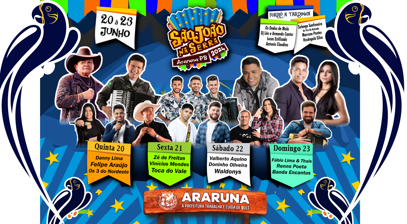 Programação completa do São João na Serra 2024