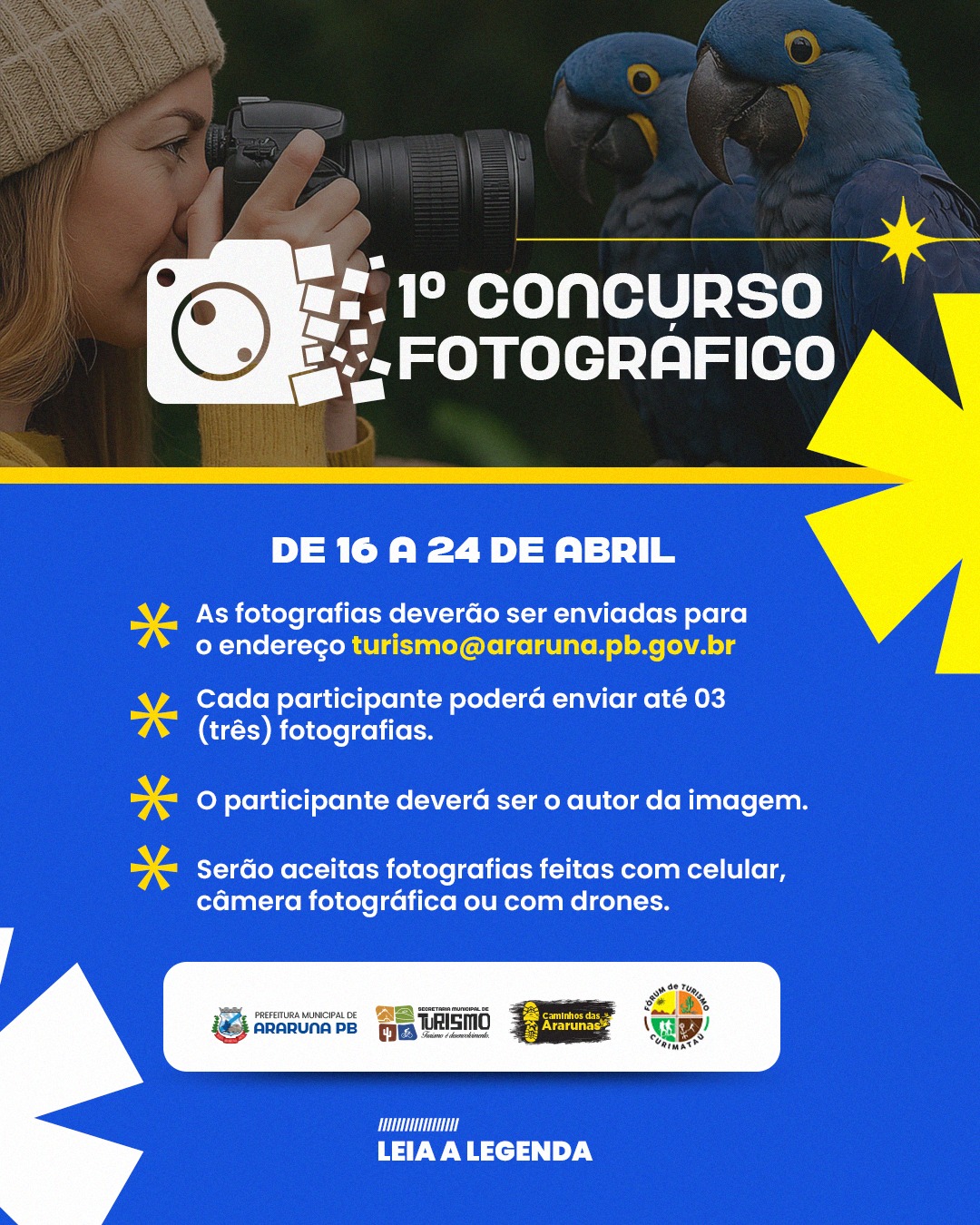 Primeiro concurso fotográfico da trilha Caminho das Ararunas celebra a natureza do Curimataú paraibano