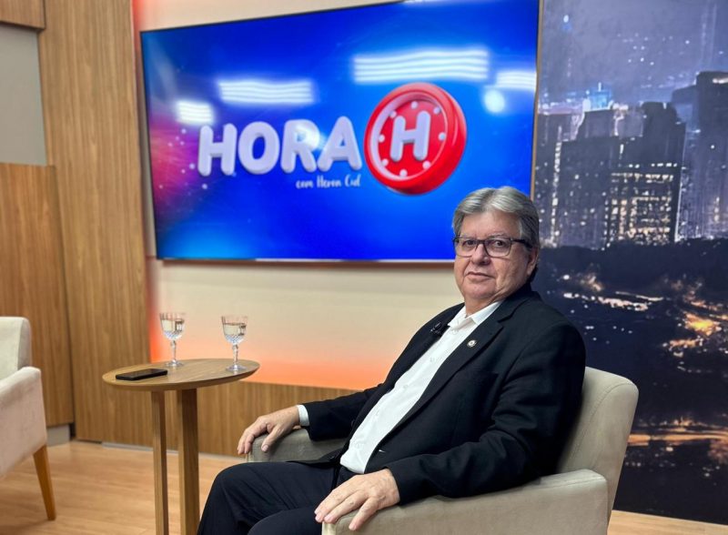 Cabe ao Progressistas definir entre Lucas e Cícero, diz João Azevêdo, na Hora H, da TV Norte Paraíba