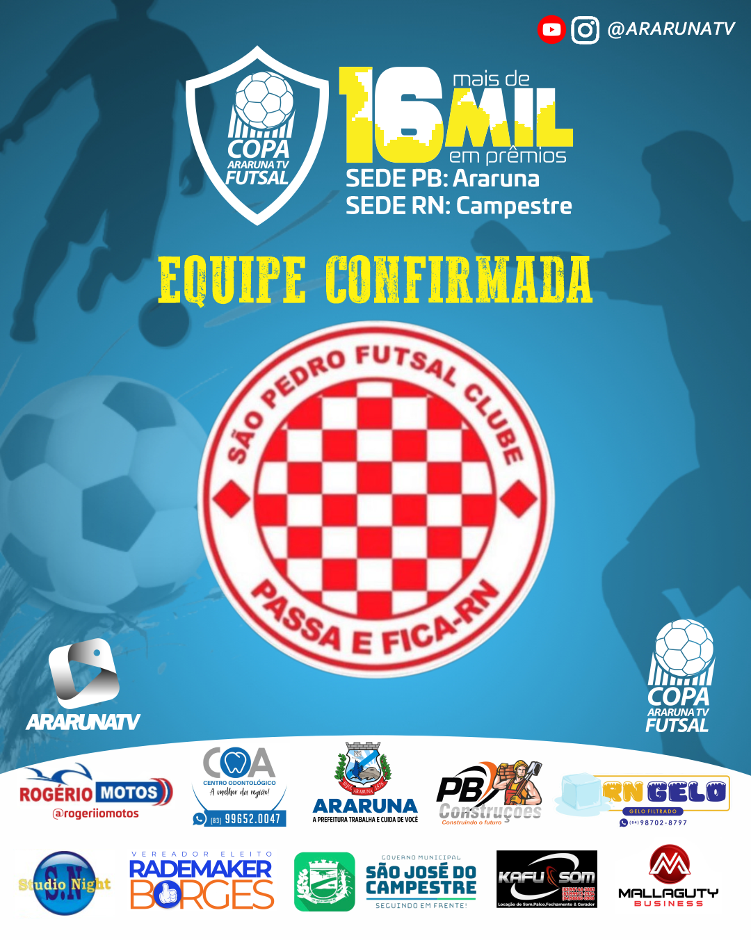 São Pedro Futsal de Passa e Fica está confirmado na temporada 2024/2025
