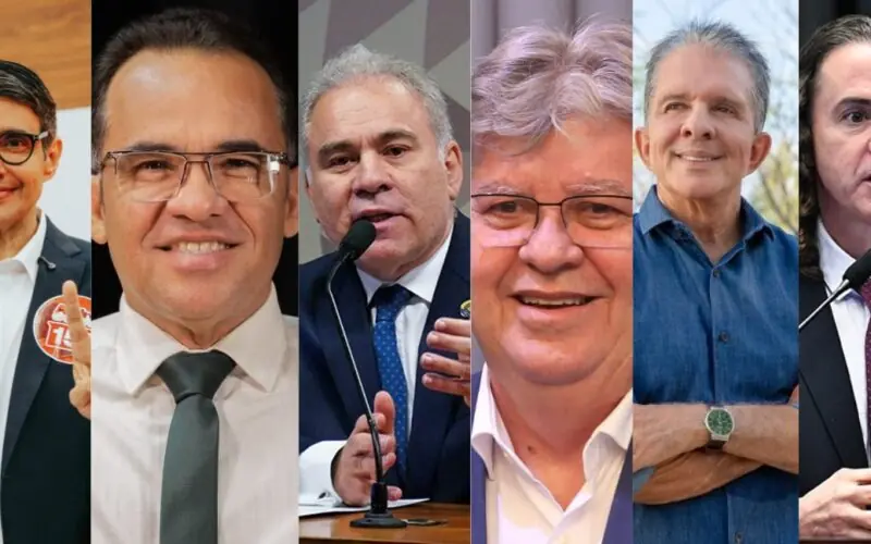 João lidera corrida ao Senado com 53,5%, seguido por Veneziano (37,1%) e Nabor (15,1%), aponta pesquisa PB Agora/Anova