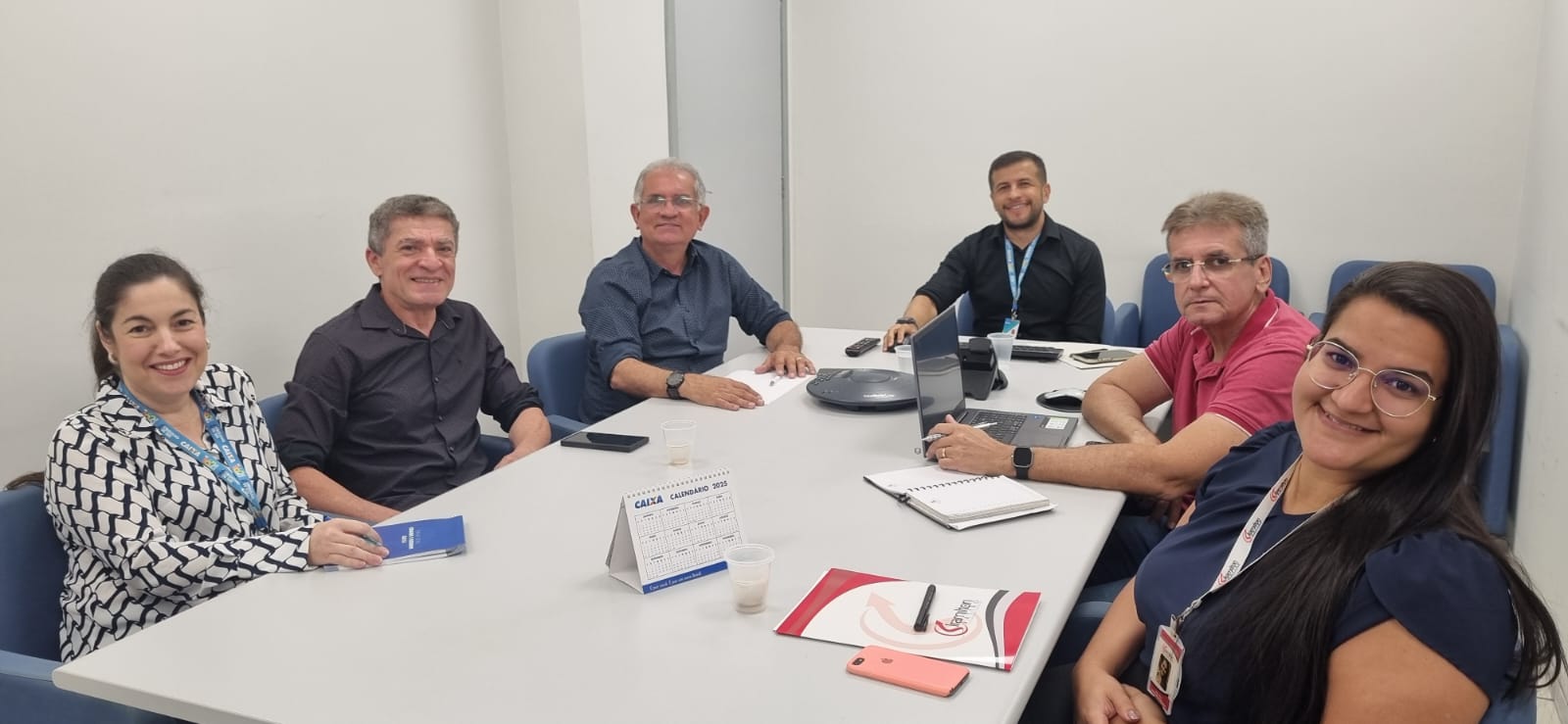 Prefeito Vital Costa e Caixa realizam reunião para acompanhamento de contratos federais