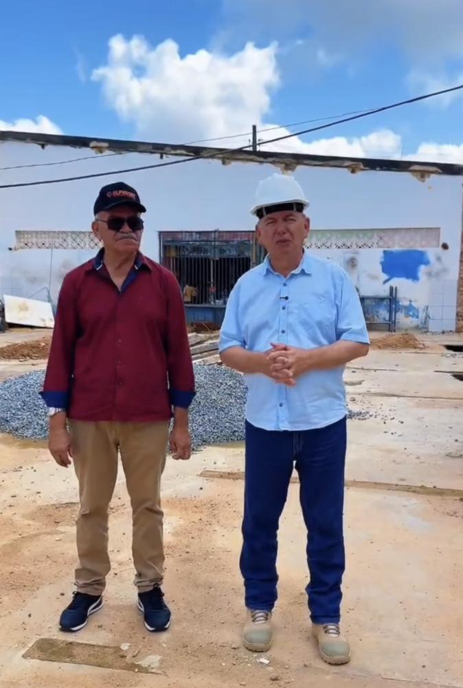 Prefeito Availdo Azevedo acompanha sequência de grandes obras em execução em Araruna