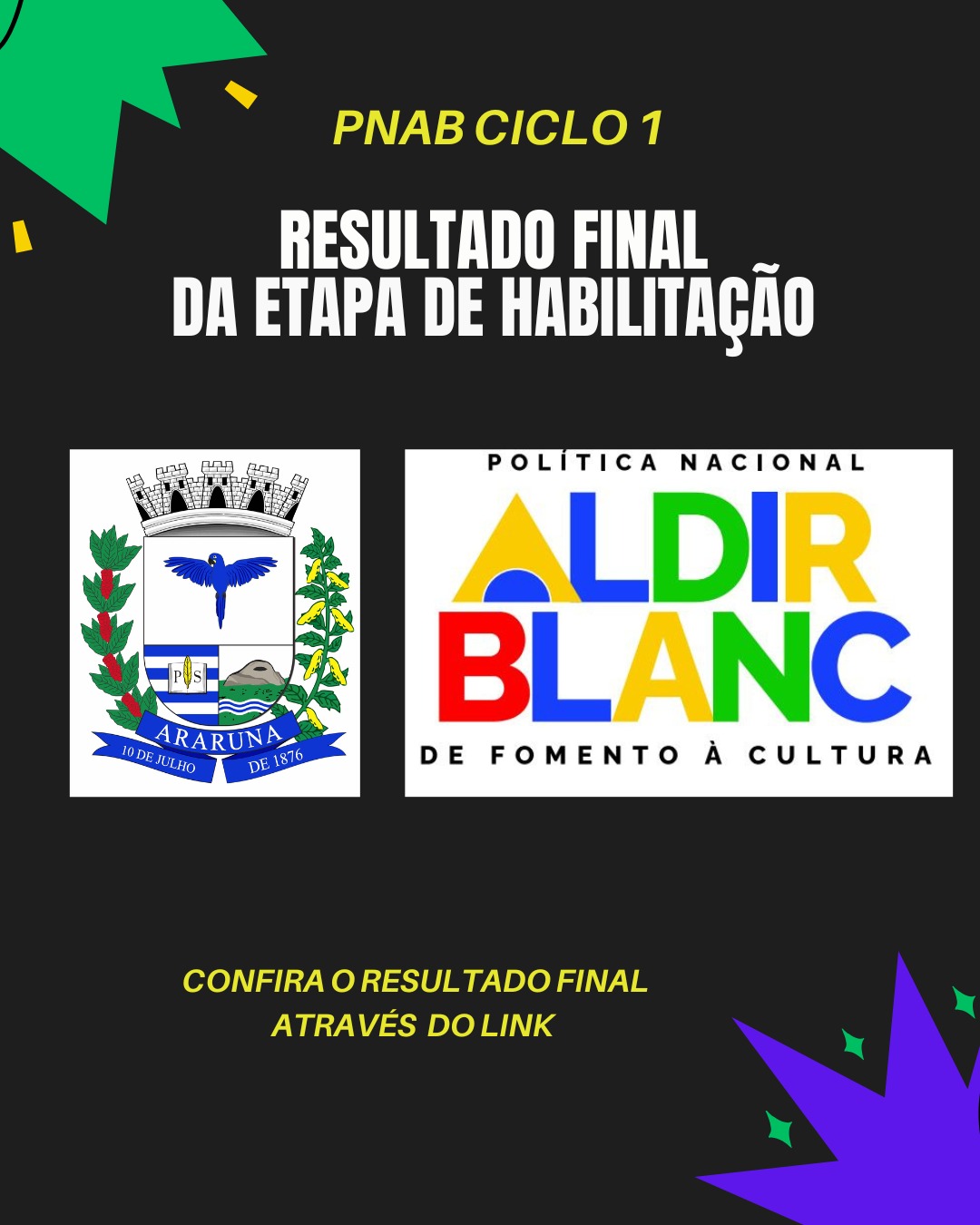 Publicado resultado final da etapa de habilitação do PNAB Ciclo 1