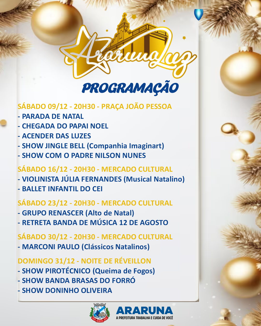 PROGRAMACAO LUZ