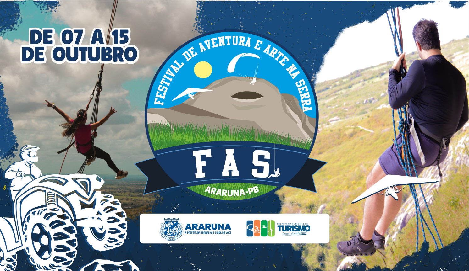 Araruna se prepara para 4ª edição do Festival de Aventura e Arte na Serra - FAS 2023