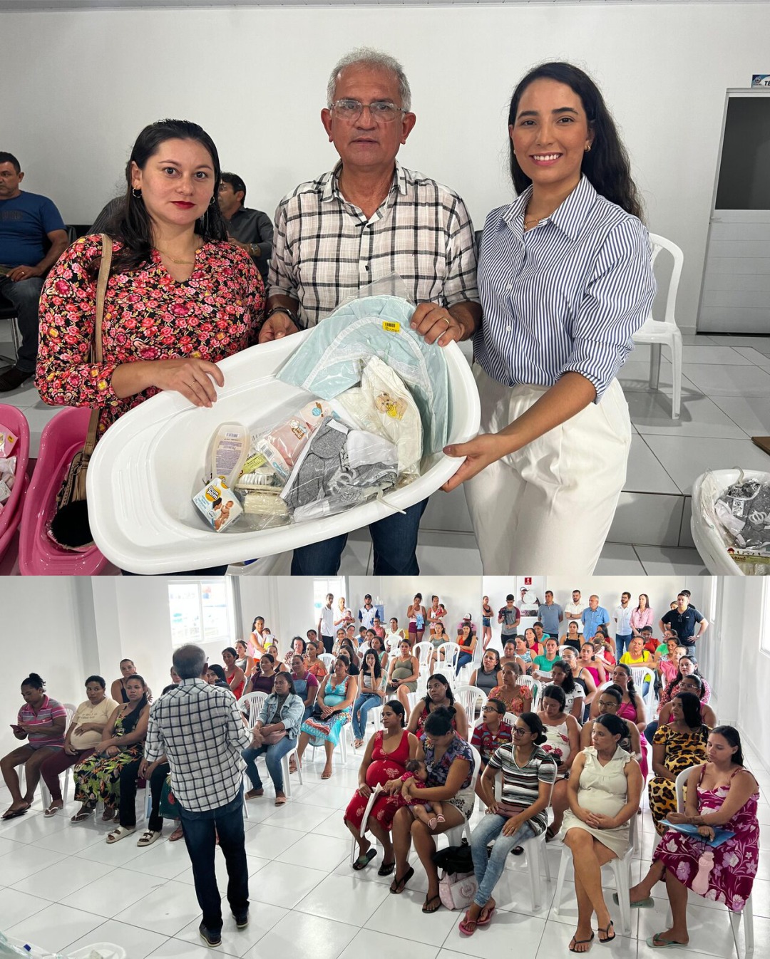 Prefeitura de Araruna entrega Kits de Enxoval para grupo de Gestantes atendidas pelo Criança Feliz